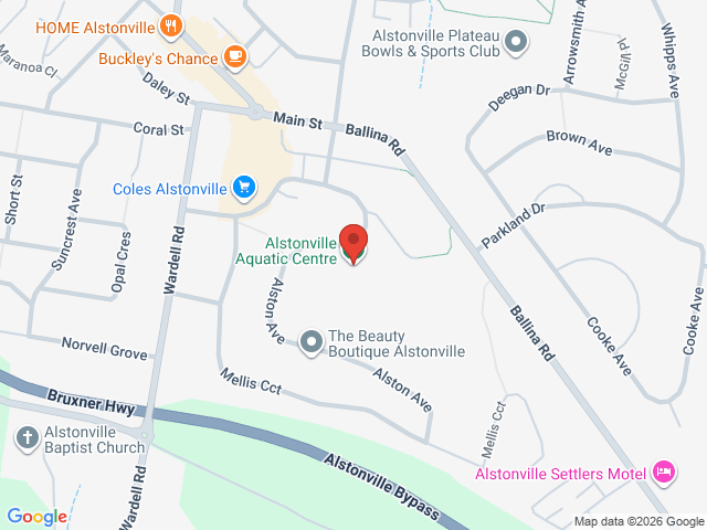Map showing event location