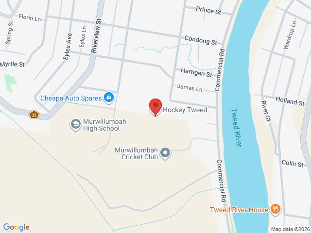 Map showing event location