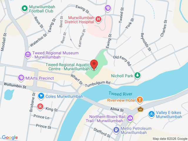 Map showing event location