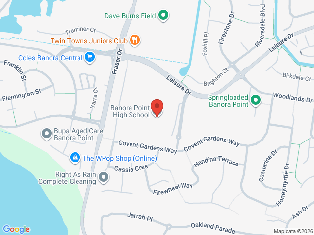 Map showing event location