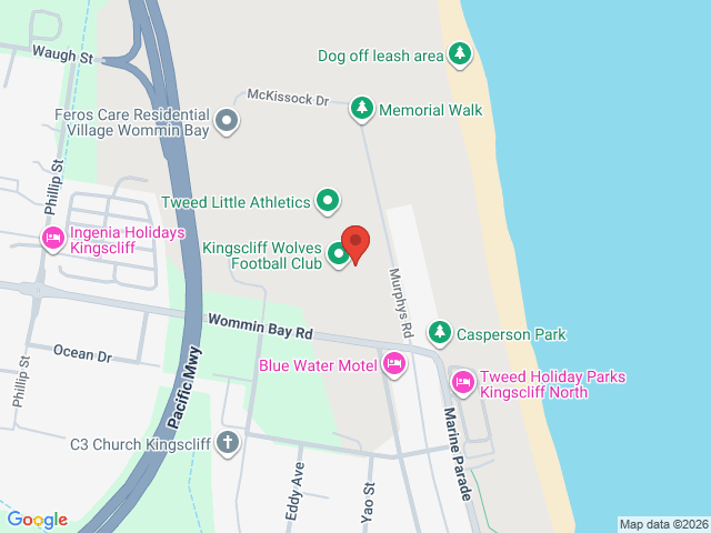 Map showing event location
