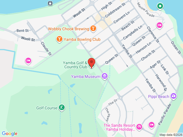 Map showing event location